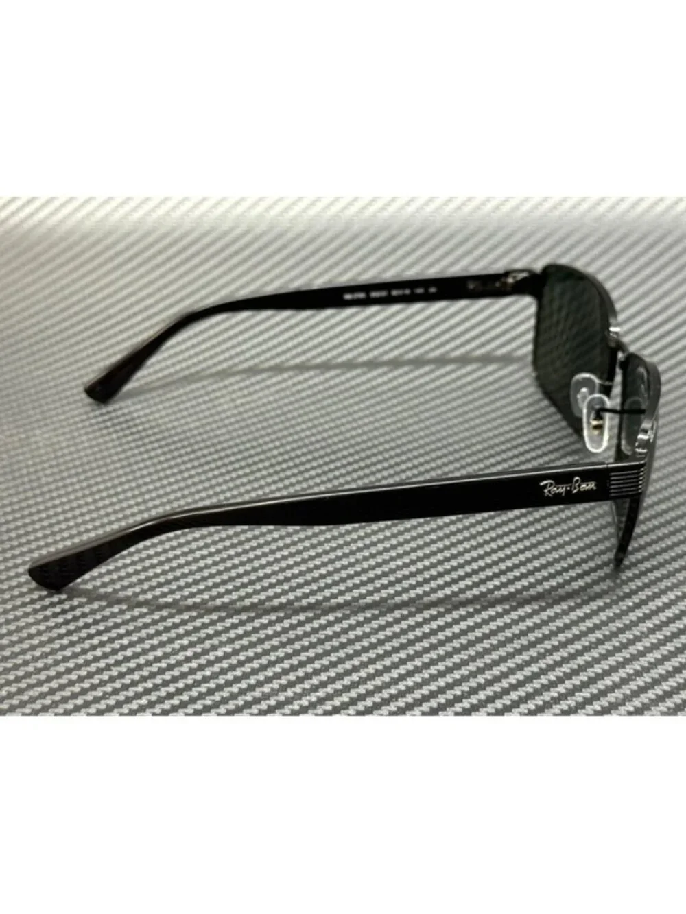 New Ray-Ban Men Black Sunglasses 59-18-145